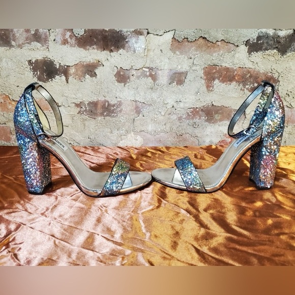 Steve Madden Multicolor Glitter Heels - Picture 3 of 6